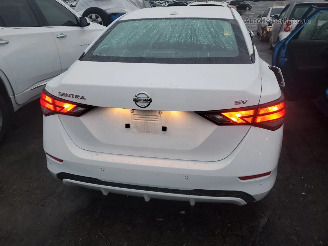 2023 Nissan Sentra Sv White vin: 3N1AB8CV6PY286606