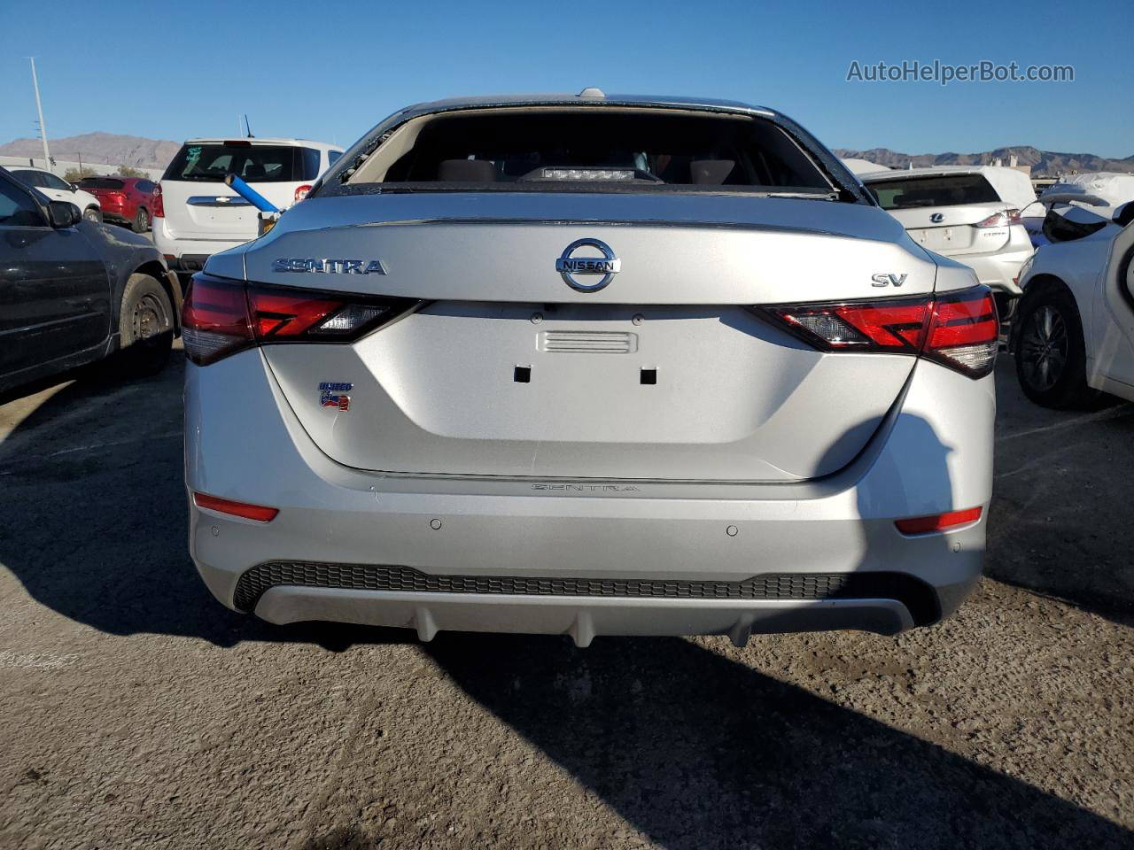 2023 Nissan Sentra Sv Silver vin: 3N1AB8CV6PY322990