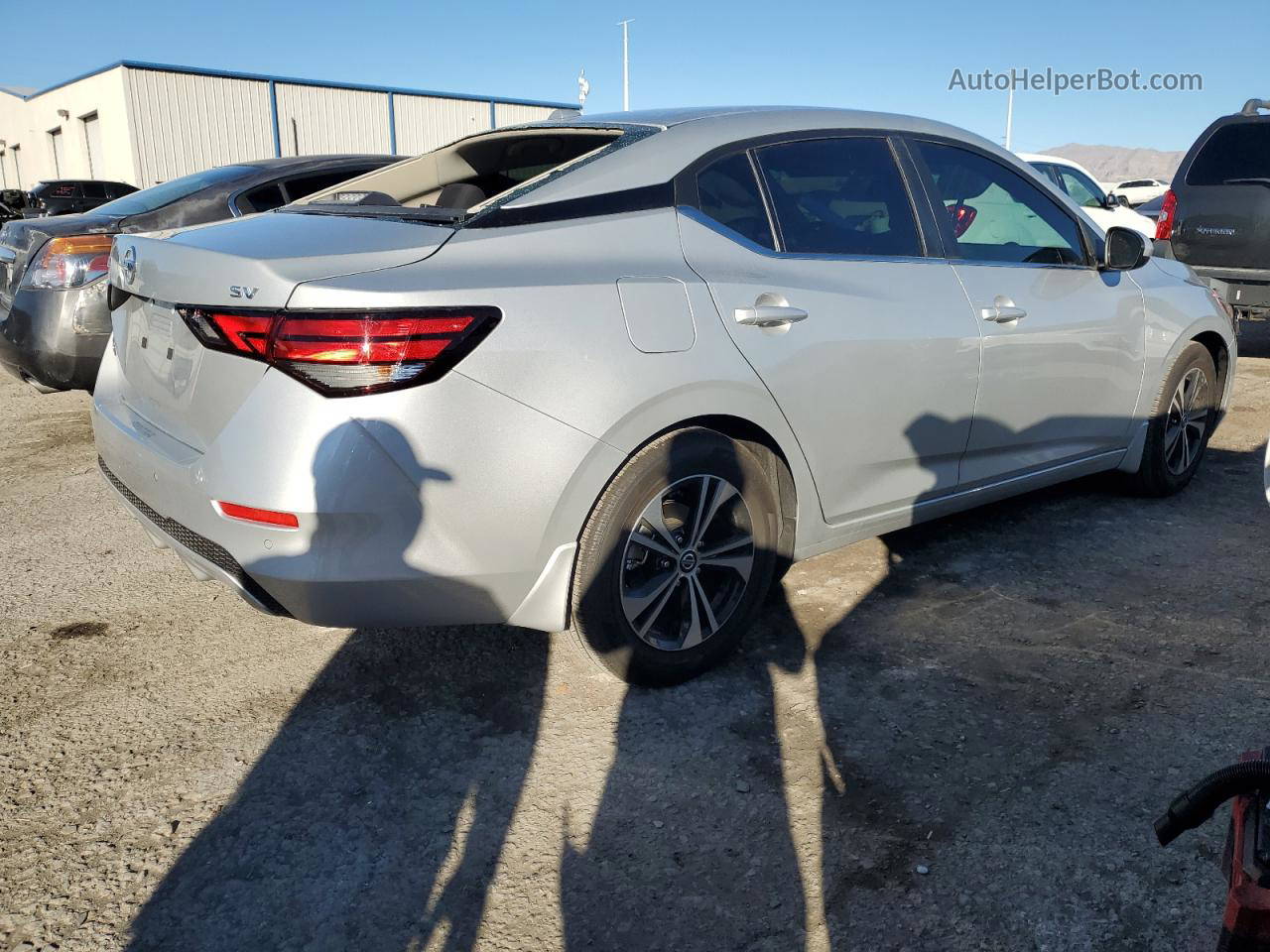2023 Nissan Sentra Sv Silver vin: 3N1AB8CV6PY322990