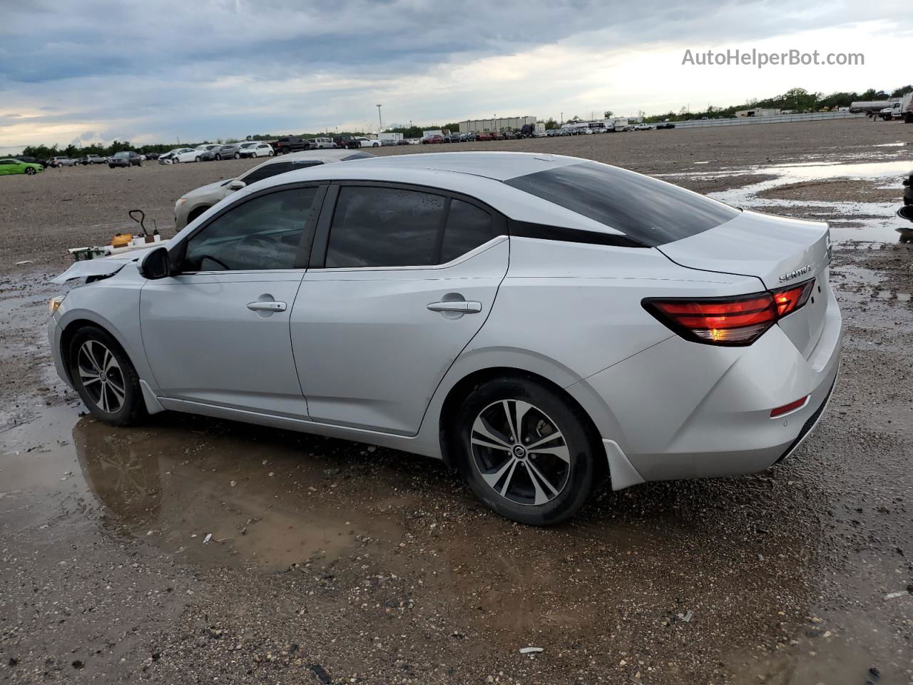 2020 Nissan Sentra Sv White vin: 3N1AB8CV7LY228790