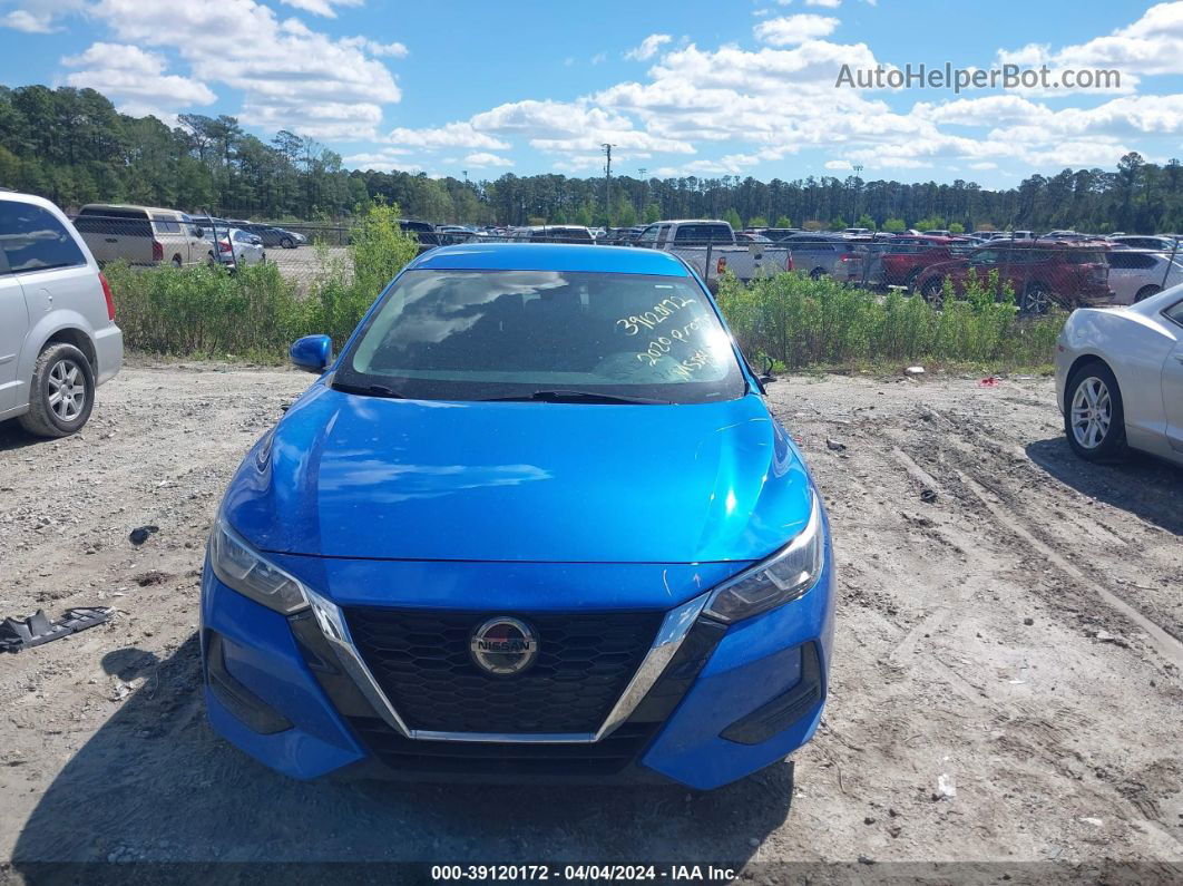 2020 Nissan Sentra Sv Xtronic Cvt Blue vin: 3N1AB8CV7LY231544