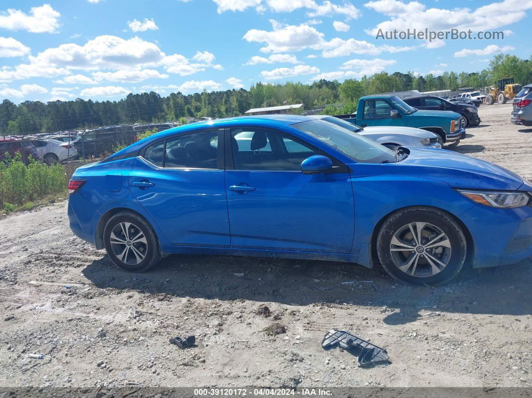 2020 Nissan Sentra Sv Xtronic Cvt Blue vin: 3N1AB8CV7LY231544