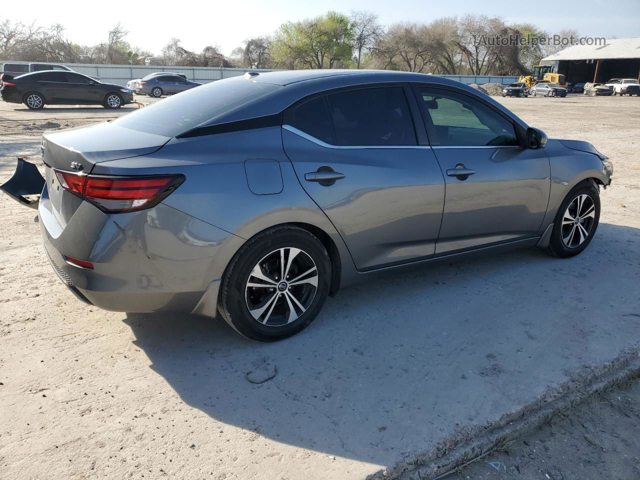 2020 Nissan Sentra Sv Gray vin: 3N1AB8CV7LY232032