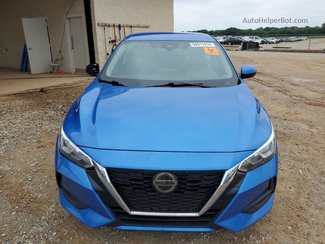 2020 Nissan Sentra Sv Blue vin: 3N1AB8CV7LY266004