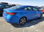 2020 Nissan Sentra Sv Blue vin: 3N1AB8CV7LY278217