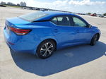 2020 Nissan Sentra Sv Blue vin: 3N1AB8CV7LY282221