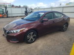 2020 Nissan Sentra Sv Maroon vin: 3N1AB8CV7LY293851