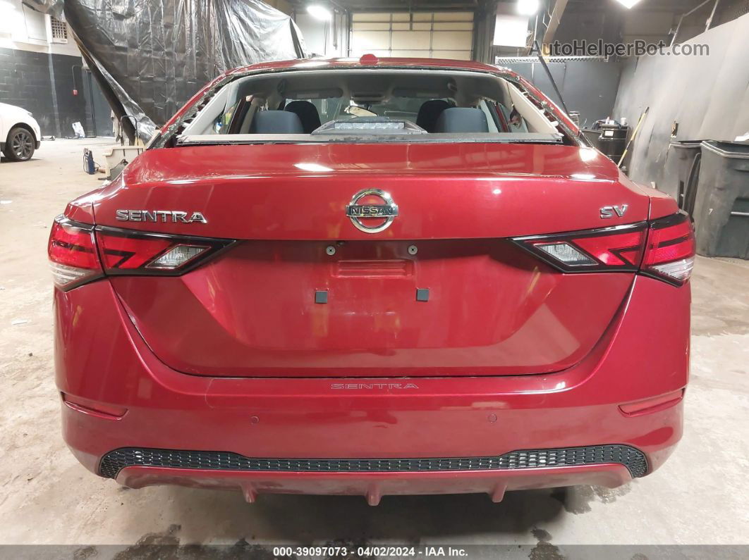 2021 Nissan Sentra Sv Xtronic Cvt Red vin: 3N1AB8CV7MY203695