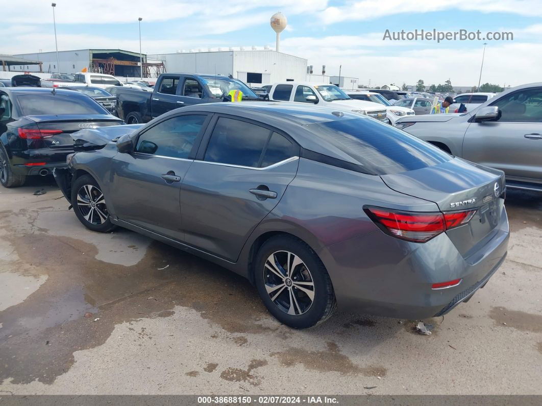 2021 Nissan Sentra Sv Xtronic Cvt Gray vin: 3N1AB8CV7MY256414