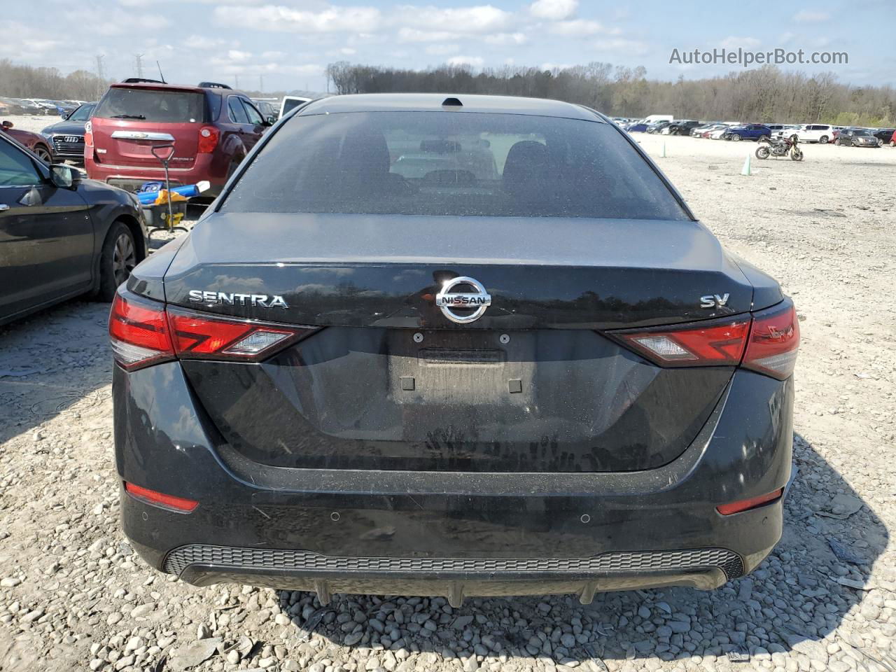 2021 Nissan Sentra Sv Black vin: 3N1AB8CV7MY259457