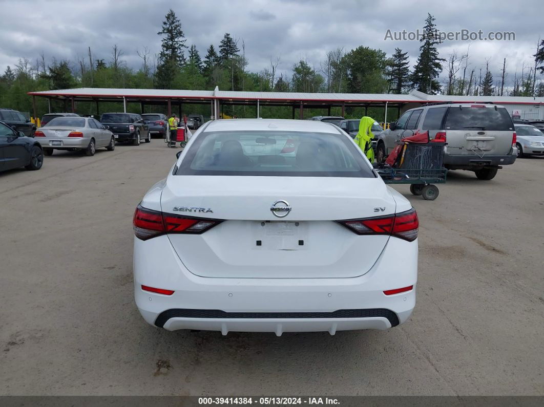 2021 Nissan Sentra Sv Xtronic Cvt White vin: 3N1AB8CV7MY266263