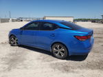 2021 Nissan Sentra Sv Blue vin: 3N1AB8CV7MY323352