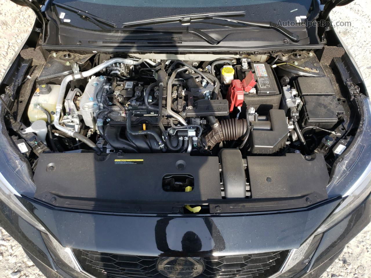 2023 Nissan Sentra Sv Черный vin: 3N1AB8CV7PY232859