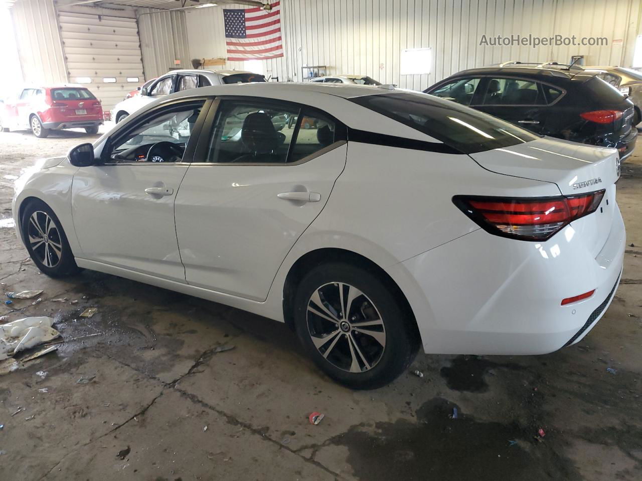 2023 Nissan Sentra Sv White vin: 3N1AB8CV7PY256935