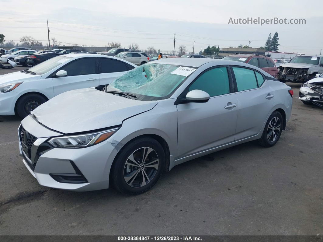 2023 Nissan Sentra Sv Xtronic Cvt Silver vin: 3N1AB8CV7PY267918