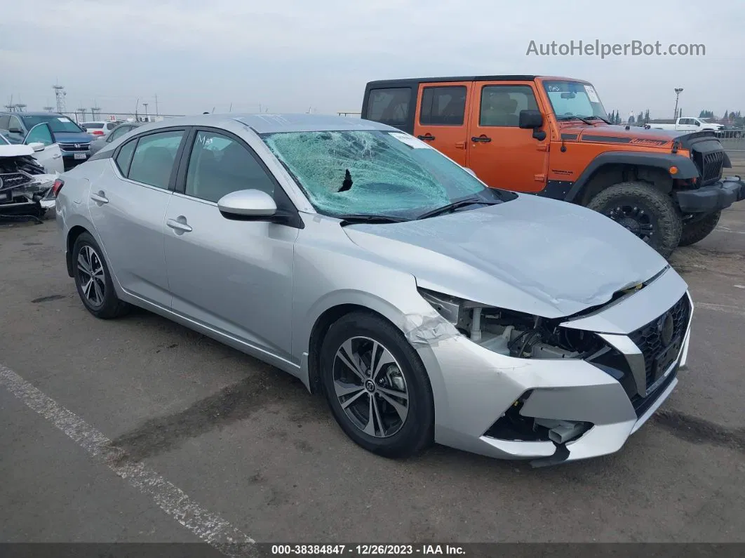 2023 Nissan Sentra Sv Xtronic Cvt Silver vin: 3N1AB8CV7PY267918