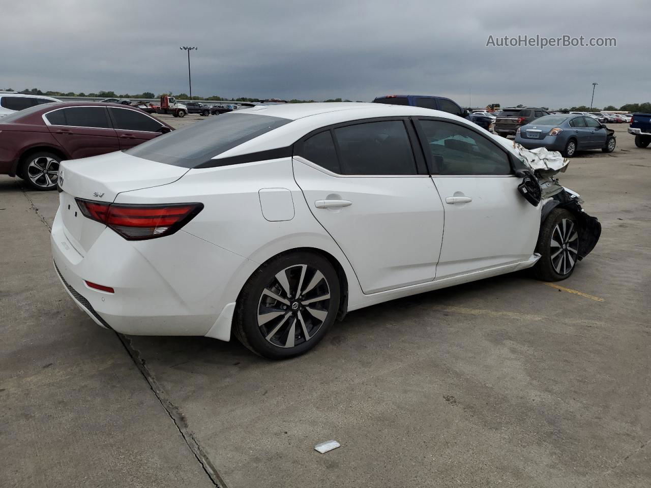 2023 Nissan Sentra Sv White vin: 3N1AB8CV7PY295671