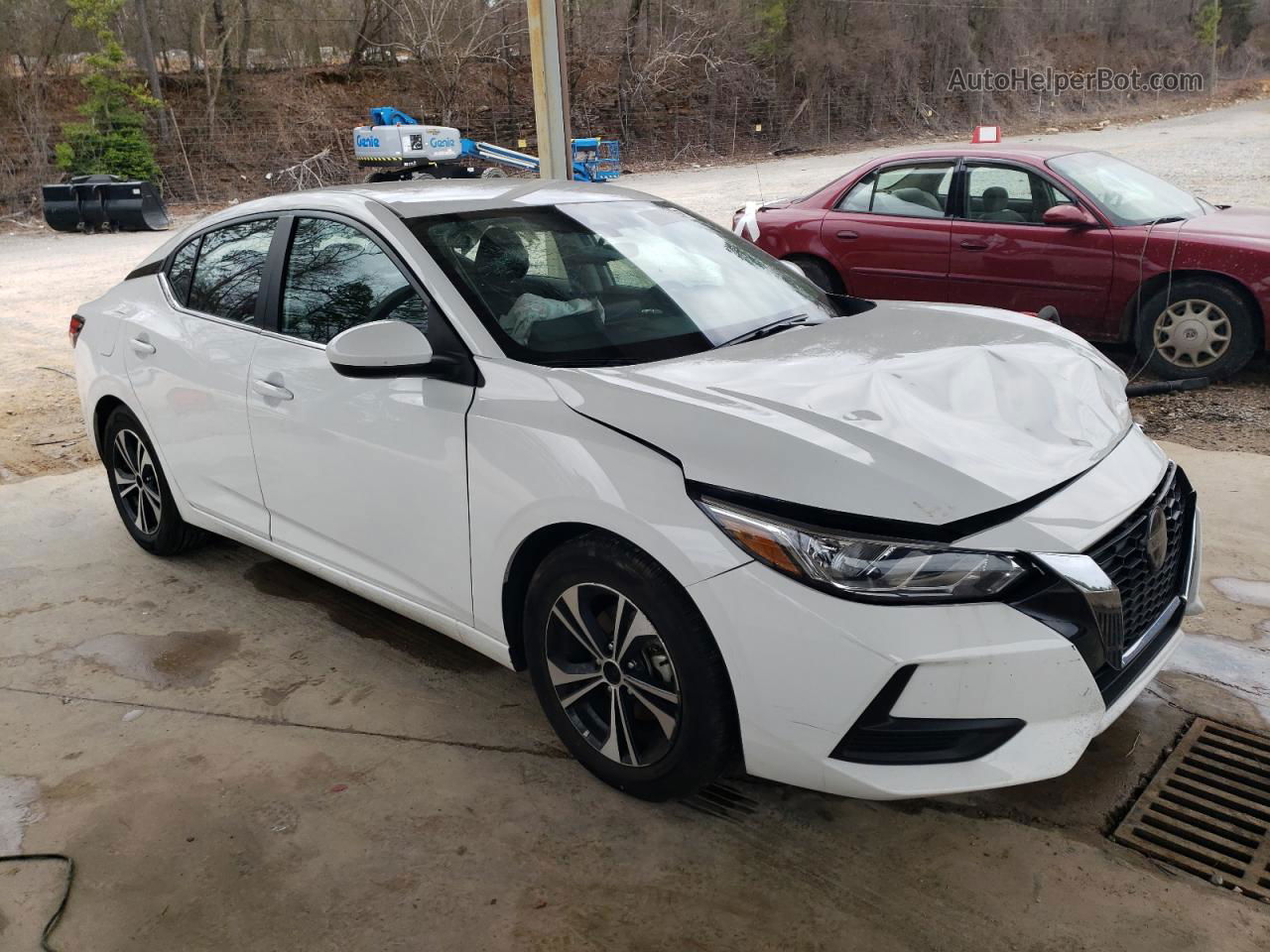 2023 Nissan Sentra Sv White vin: 3N1AB8CV7PY300691