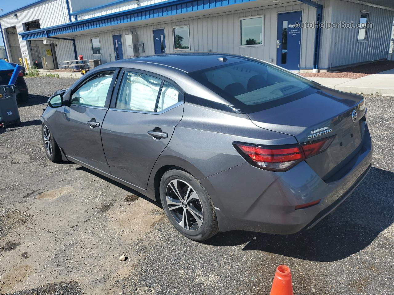 2021 Nissan Sentra Sv Gray vin: 3N1AB8CV8MY216052