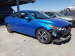 2021 Nissan Sentra Sv Blue vin: 3N1AB8CV8MY270001