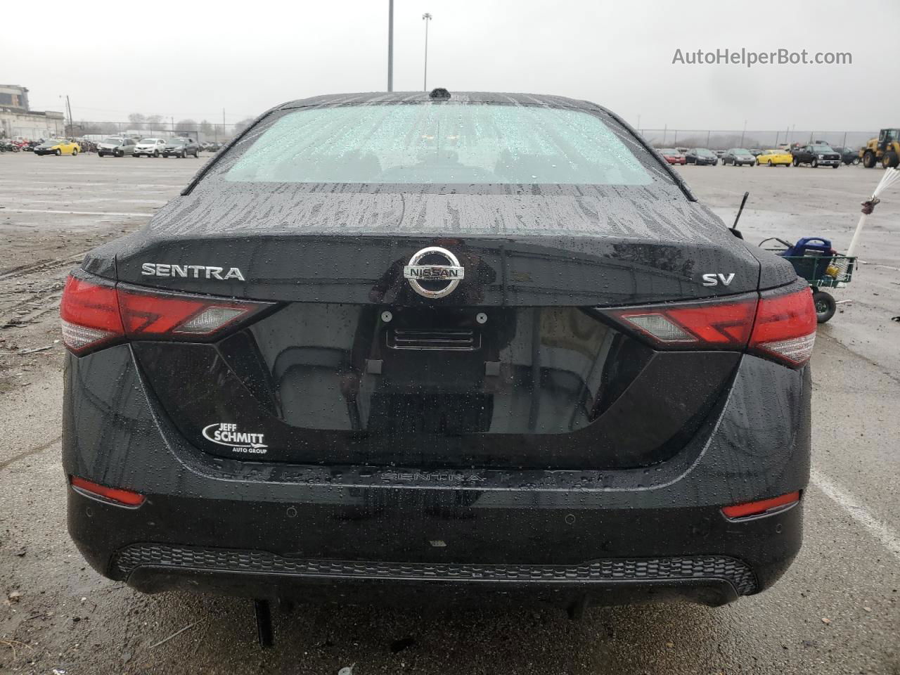 2023 Nissan Sentra Sv Черный vin: 3N1AB8CV8PY270360