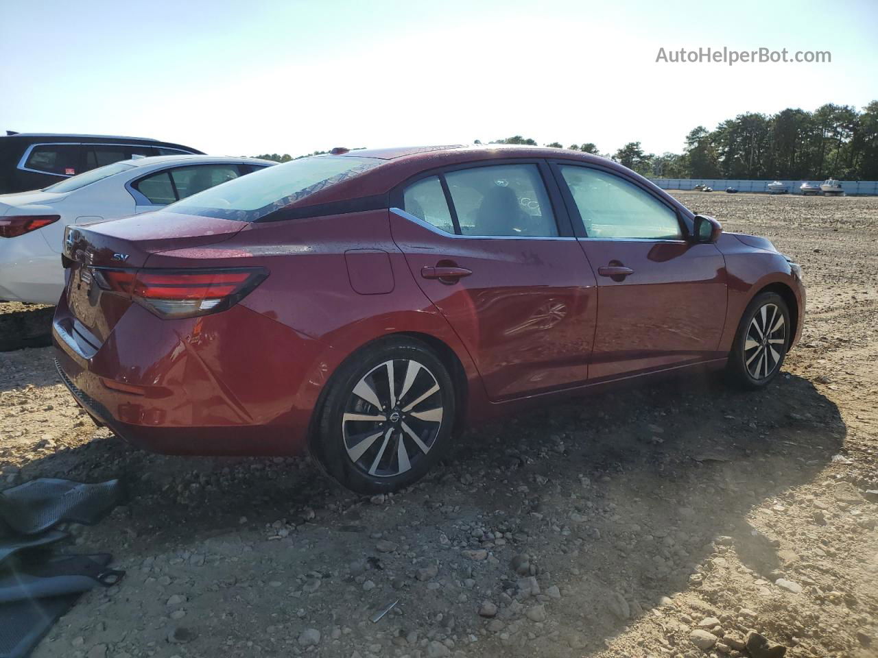 2023 Nissan Sentra Sv Red vin: 3N1AB8CV8PY302420