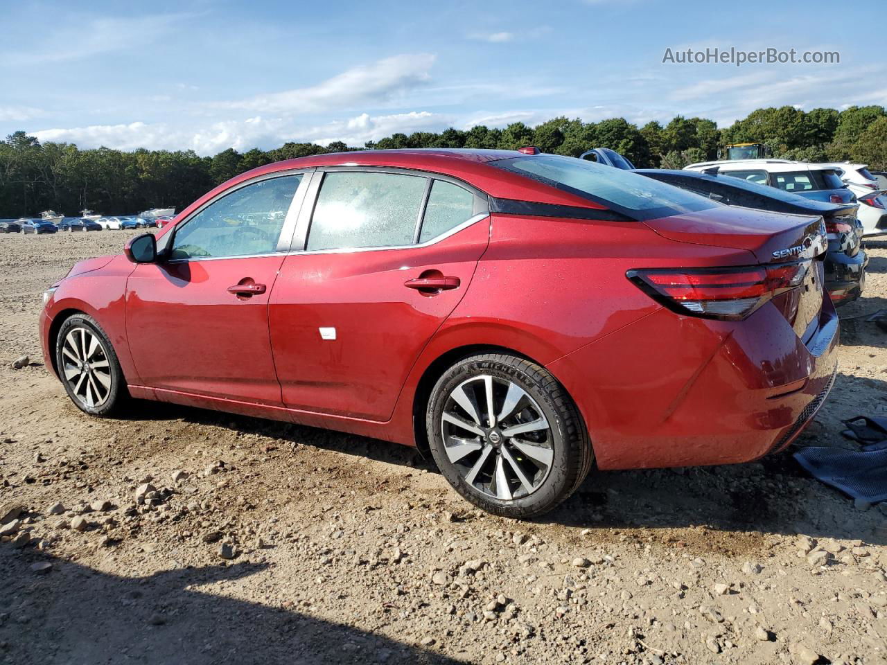 2023 Nissan Sentra Sv Red vin: 3N1AB8CV8PY302420