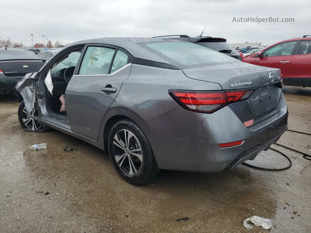 2023 Nissan Sentra Sv Серый vin: 3N1AB8CV8PY308685