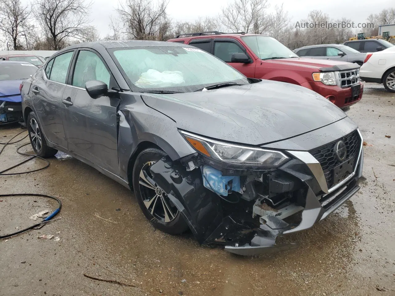 2023 Nissan Sentra Sv Серый vin: 3N1AB8CV8PY308685