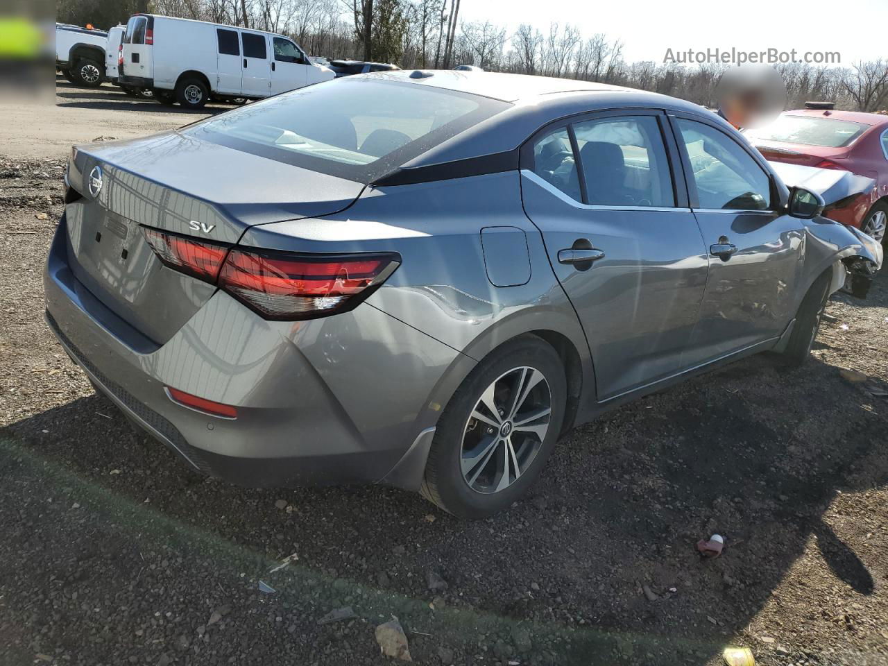 2020 Nissan Sentra Sv Charcoal vin: 3N1AB8CV9LY239340