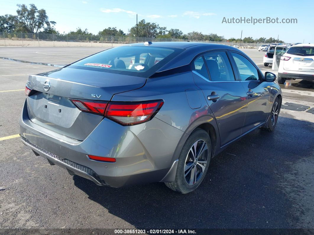 2020 Nissan Sentra Sv Xtronic Cvt Gray vin: 3N1AB8CV9LY242450