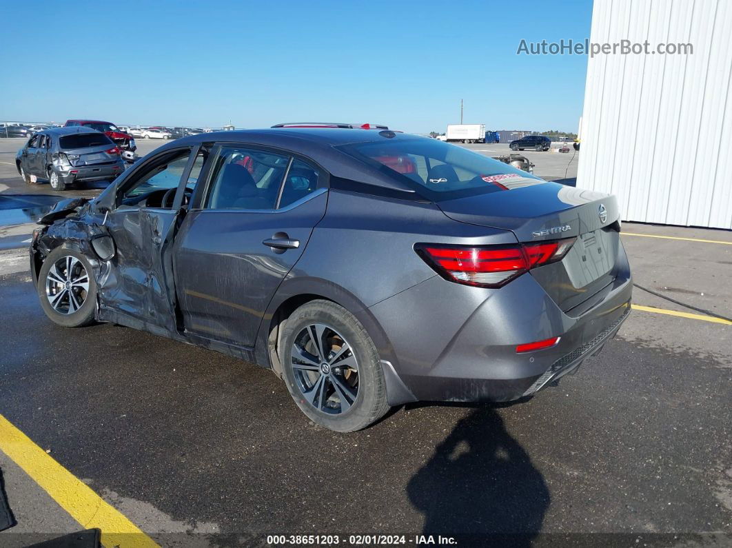 2020 Nissan Sentra Sv Xtronic Cvt Gray vin: 3N1AB8CV9LY242450