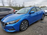 2020 Nissan Sentra Sv Blue vin: 3N1AB8CV9LY244599