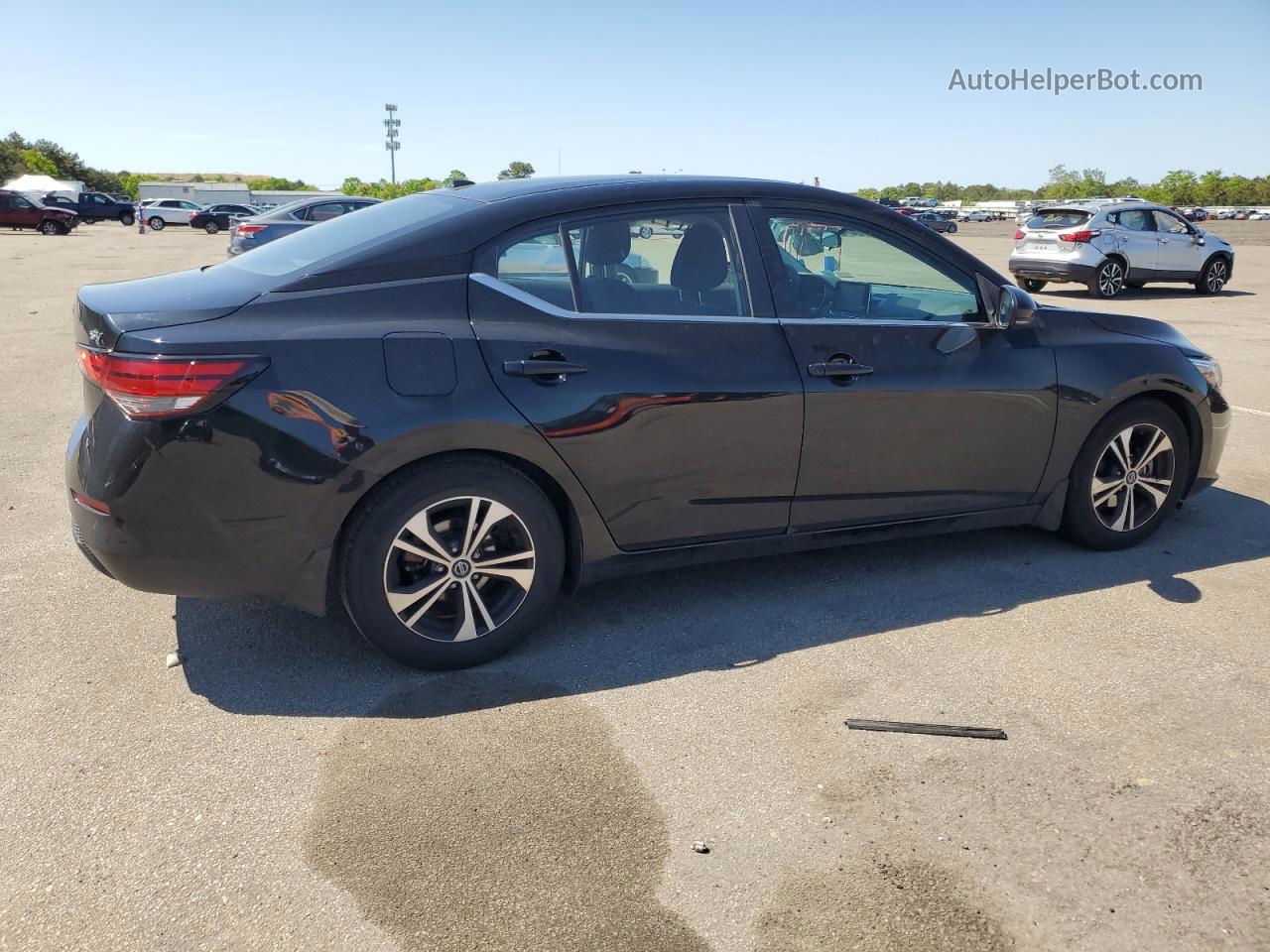 2020 Nissan Sentra Sv Black vin: 3N1AB8CV9LY301688