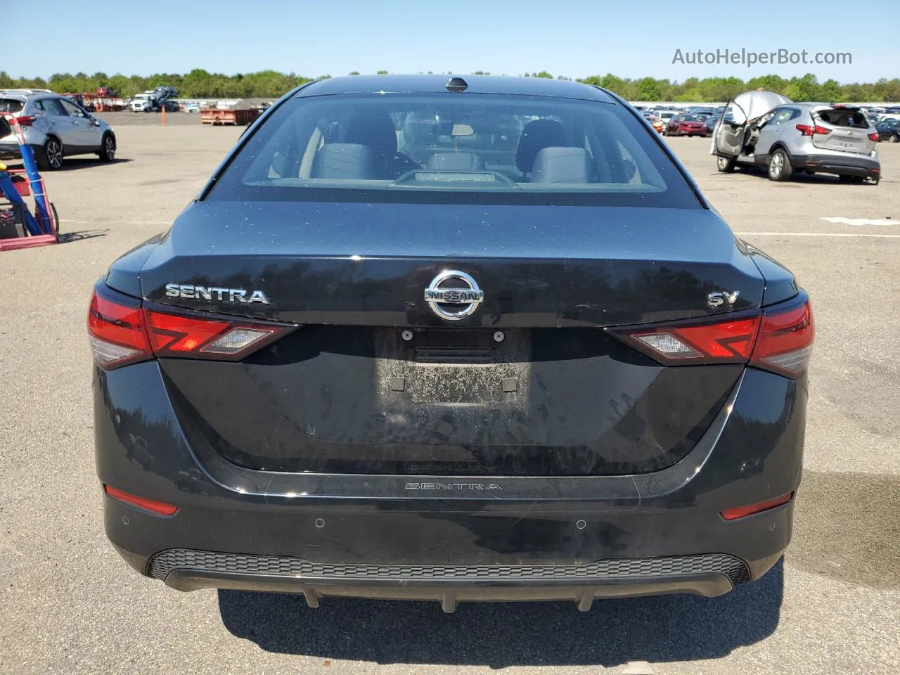 2020 Nissan Sentra Sv Black vin: 3N1AB8CV9LY301688