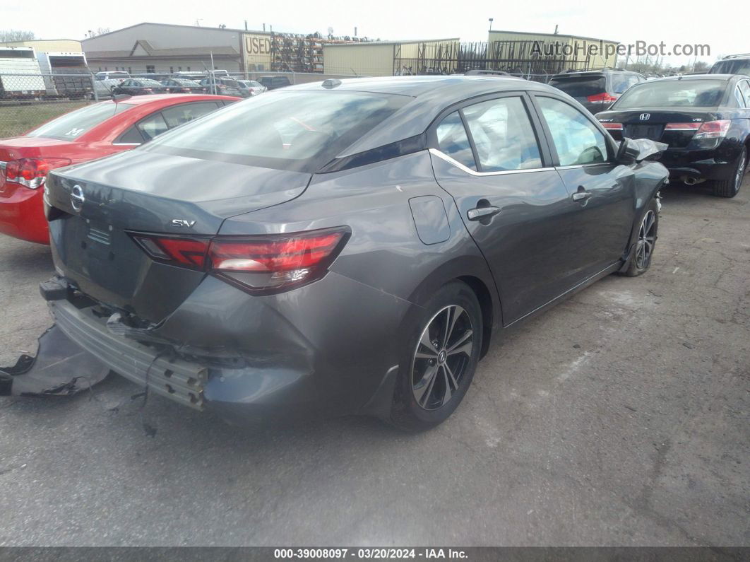 2020 Nissan Sentra Sv Xtronic Cvt Gray vin: 3N1AB8CV9LY304204