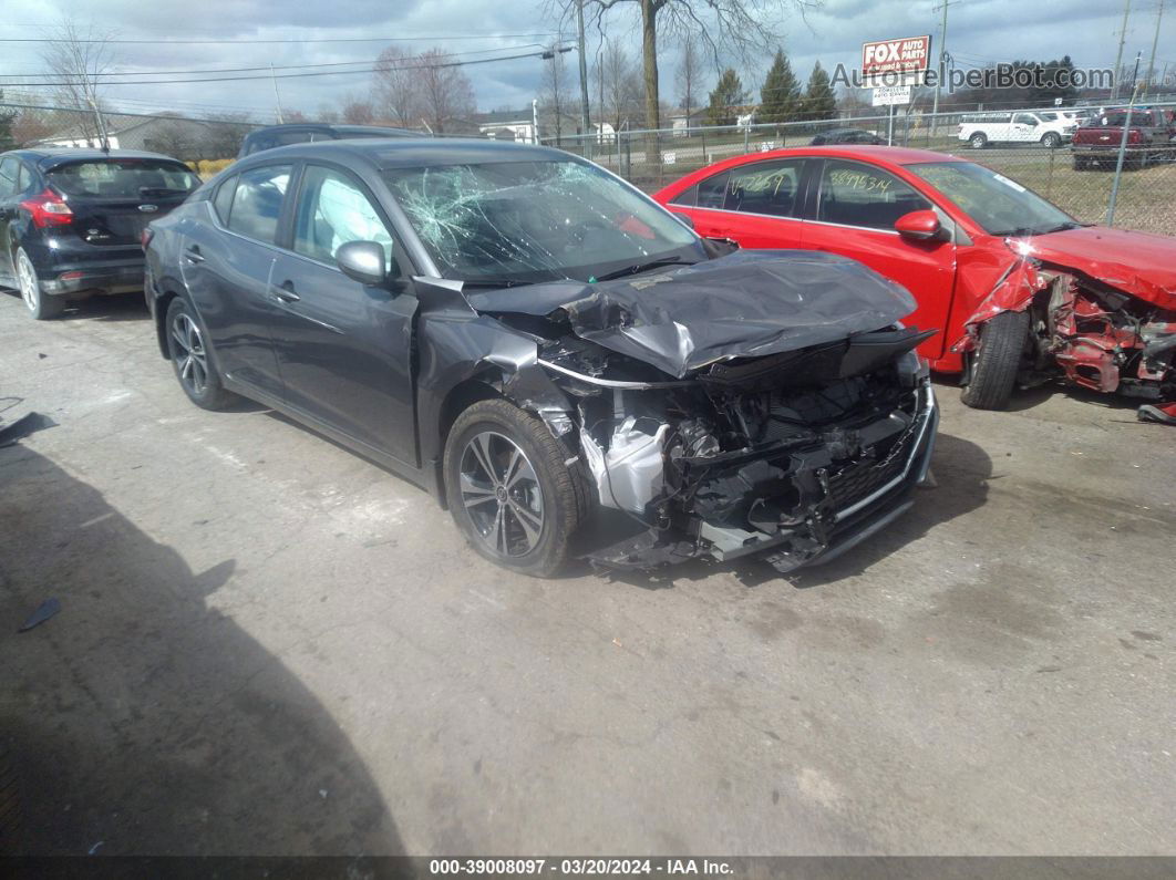 2020 Nissan Sentra Sv Xtronic Cvt Gray vin: 3N1AB8CV9LY304204