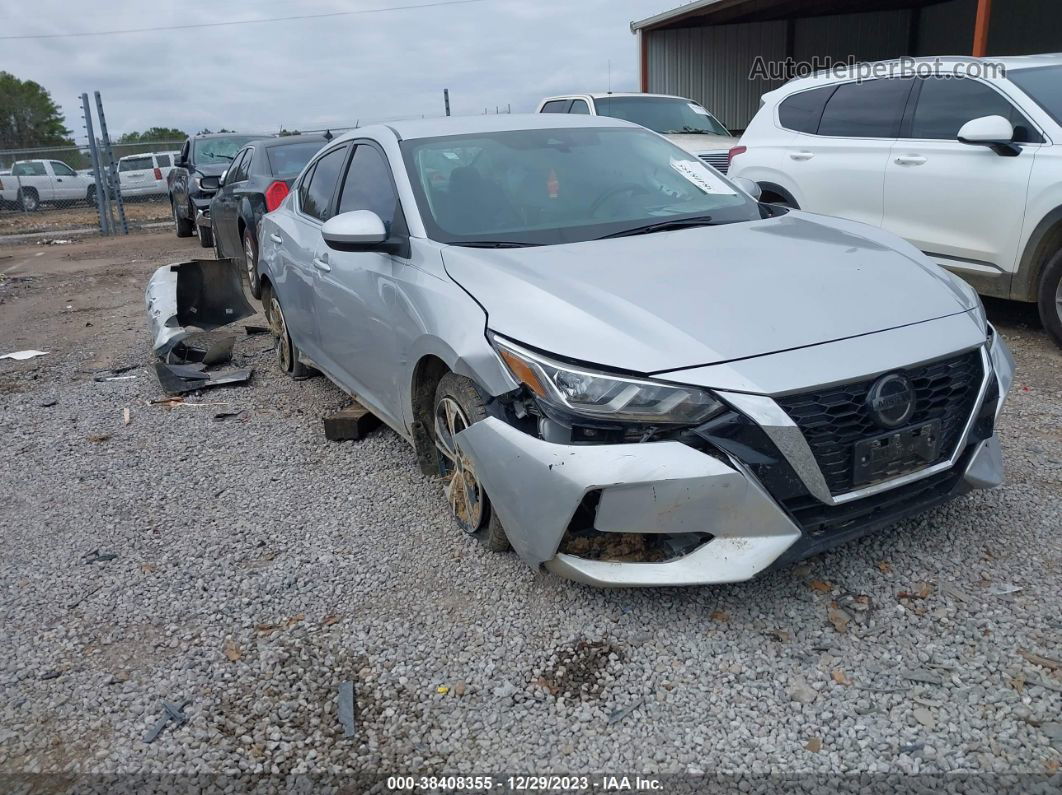 2021 Nissan Sentra Sv Xtronic Cvt Silver vin: 3N1AB8CV9MY217775