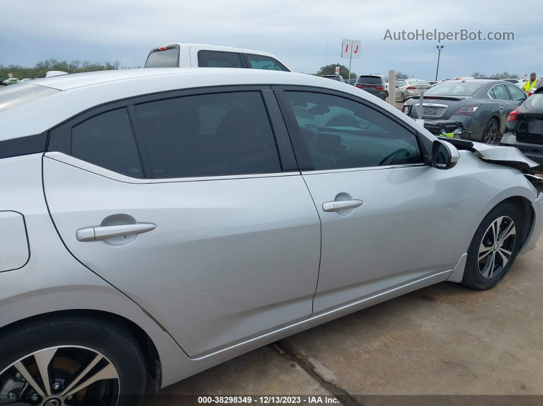 2021 Nissan Sentra Sv Xtronic Cvt Silver vin: 3N1AB8CV9MY226203