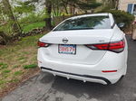 2021 Nissan Sentra Sv White vin: 3N1AB8CV9MY256947