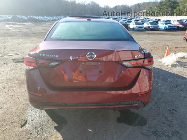 2021 Nissan Sentra Sv Red vin: 3N1AB8CV9MY278530