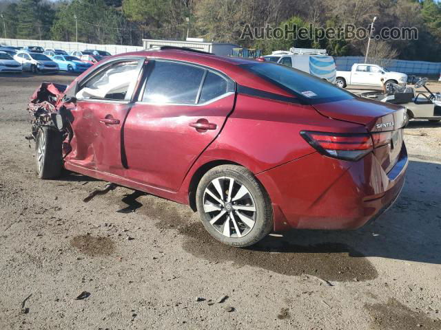 2021 Nissan Sentra Sv Red vin: 3N1AB8CV9MY278530