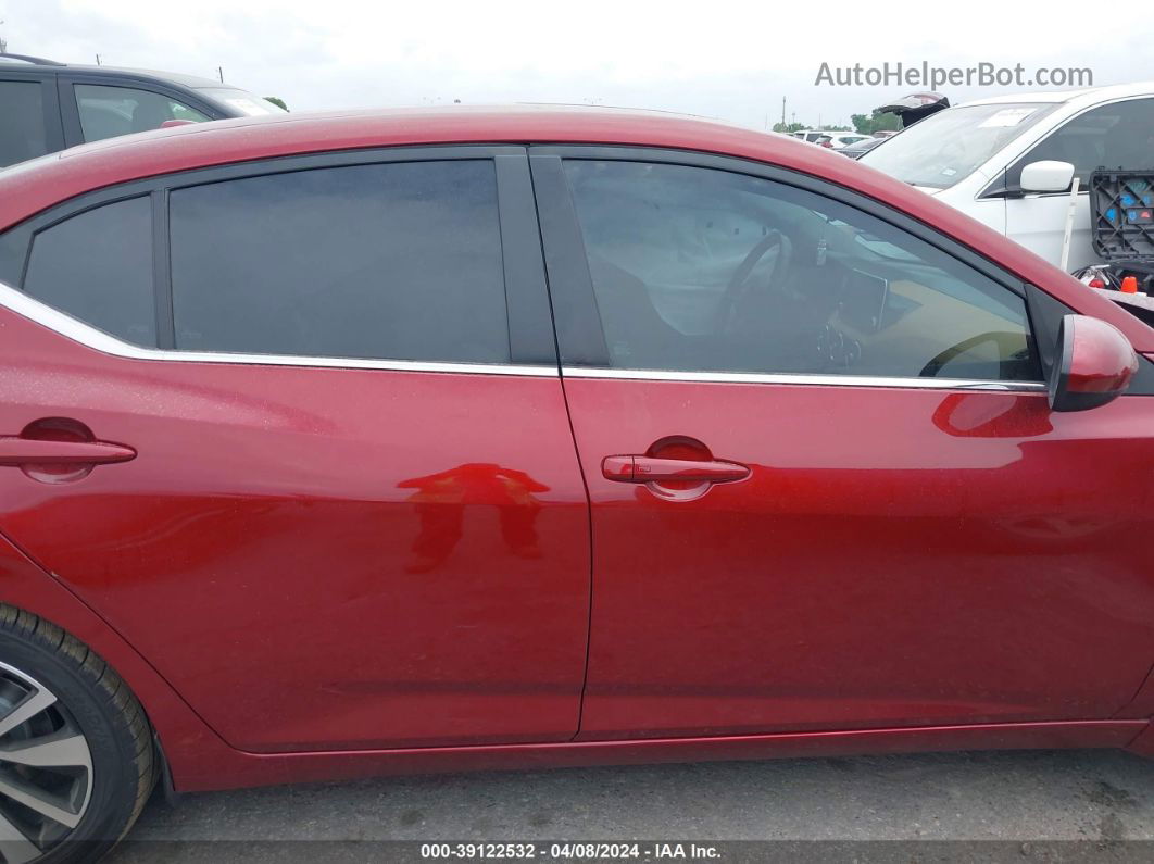 2021 Nissan Sentra Sv Xtronic Cvt Burgundy vin: 3N1AB8CV9MY288295