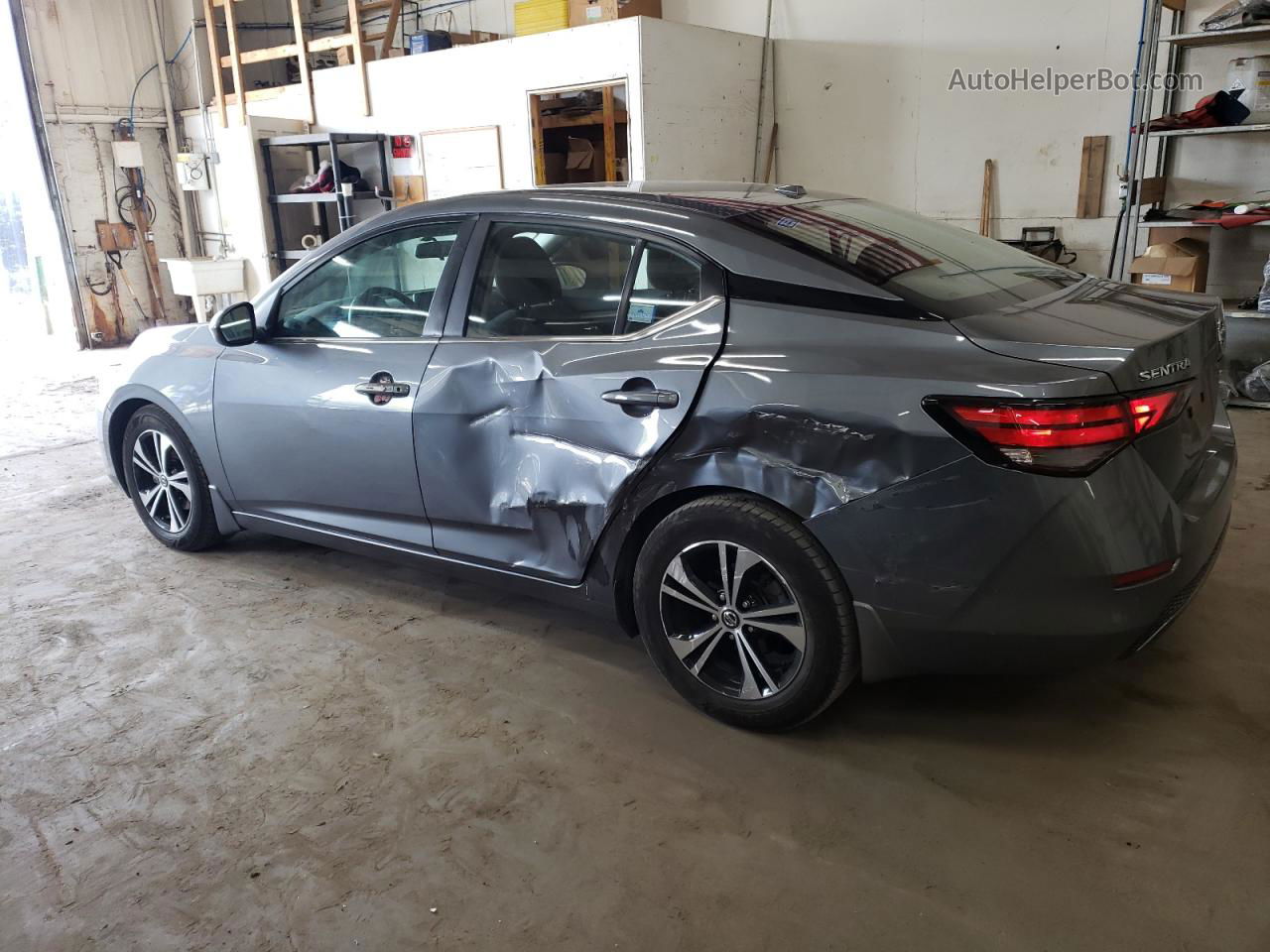 2021 Nissan Sentra Sv Gray vin: 3N1AB8CV9MY328598