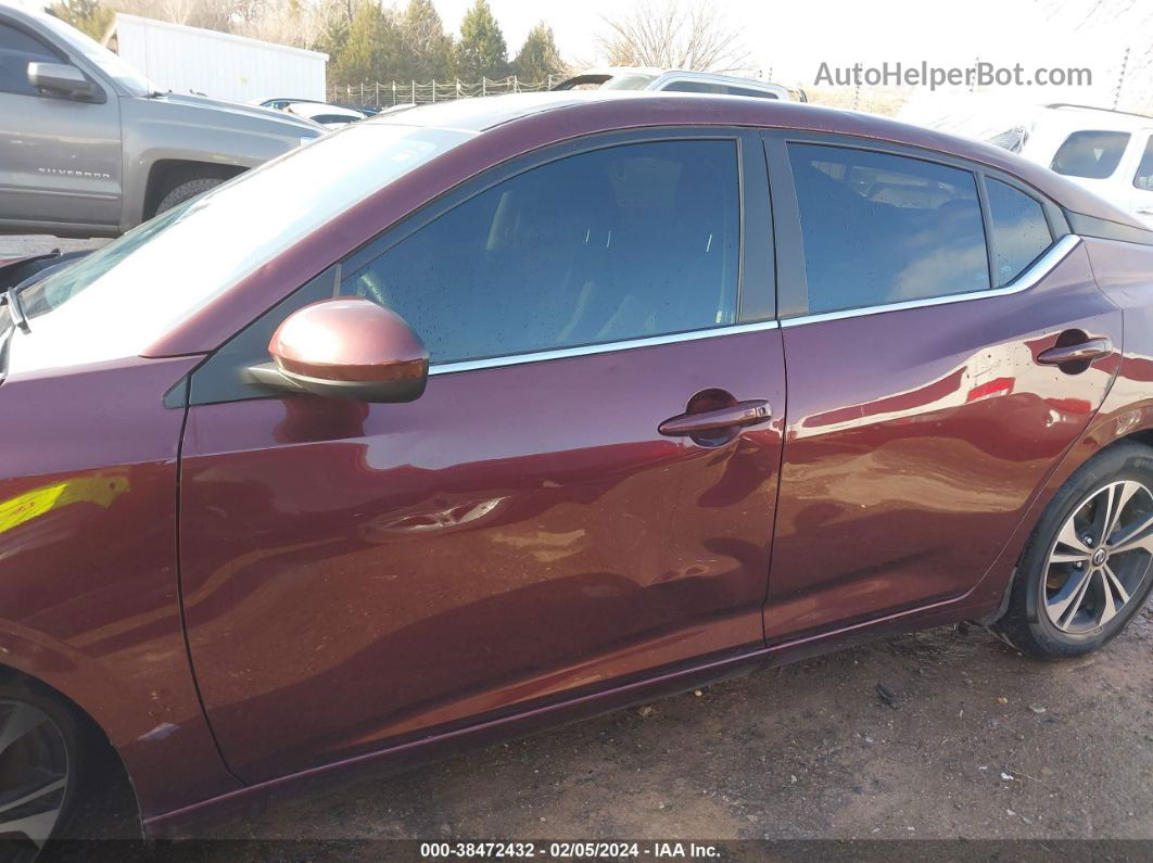 2023 Nissan Sentra Sv Xtronic Cvt Red vin: 3N1AB8CV9PY243300