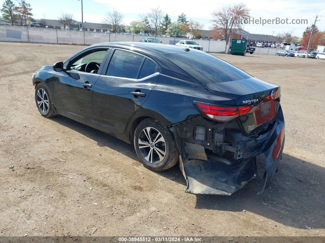 2020 Nissan Sentra Sv Xtronic Cvt Black vin: 3N1AB8CVXLY231389