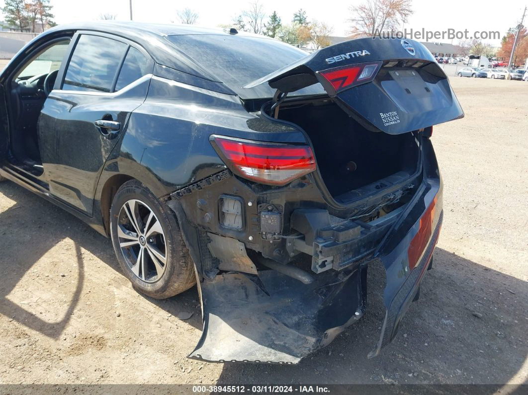 2020 Nissan Sentra Sv Xtronic Cvt Black vin: 3N1AB8CVXLY231389