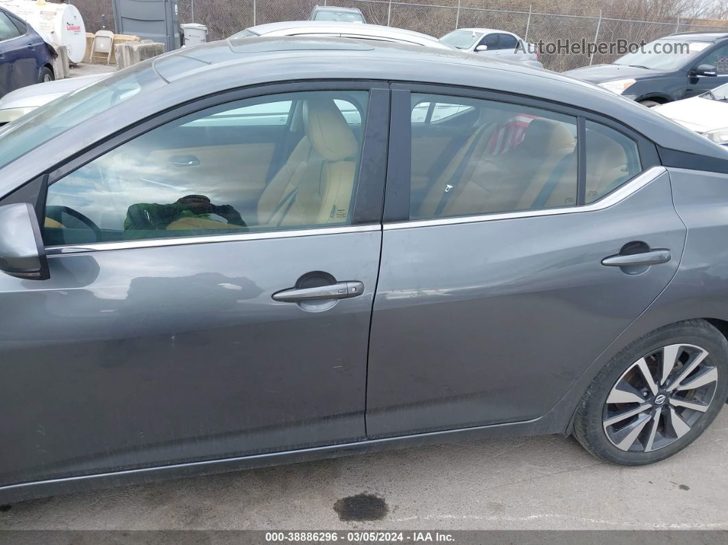 2020 Nissan Sentra Sv Xtronic Cvt Gray vin: 3N1AB8CVXLY295352