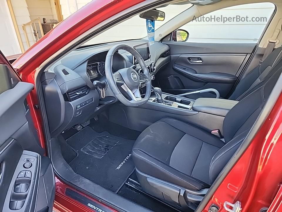 2021 Nissan Sentra Sv Red vin: 3N1AB8CVXMY233287