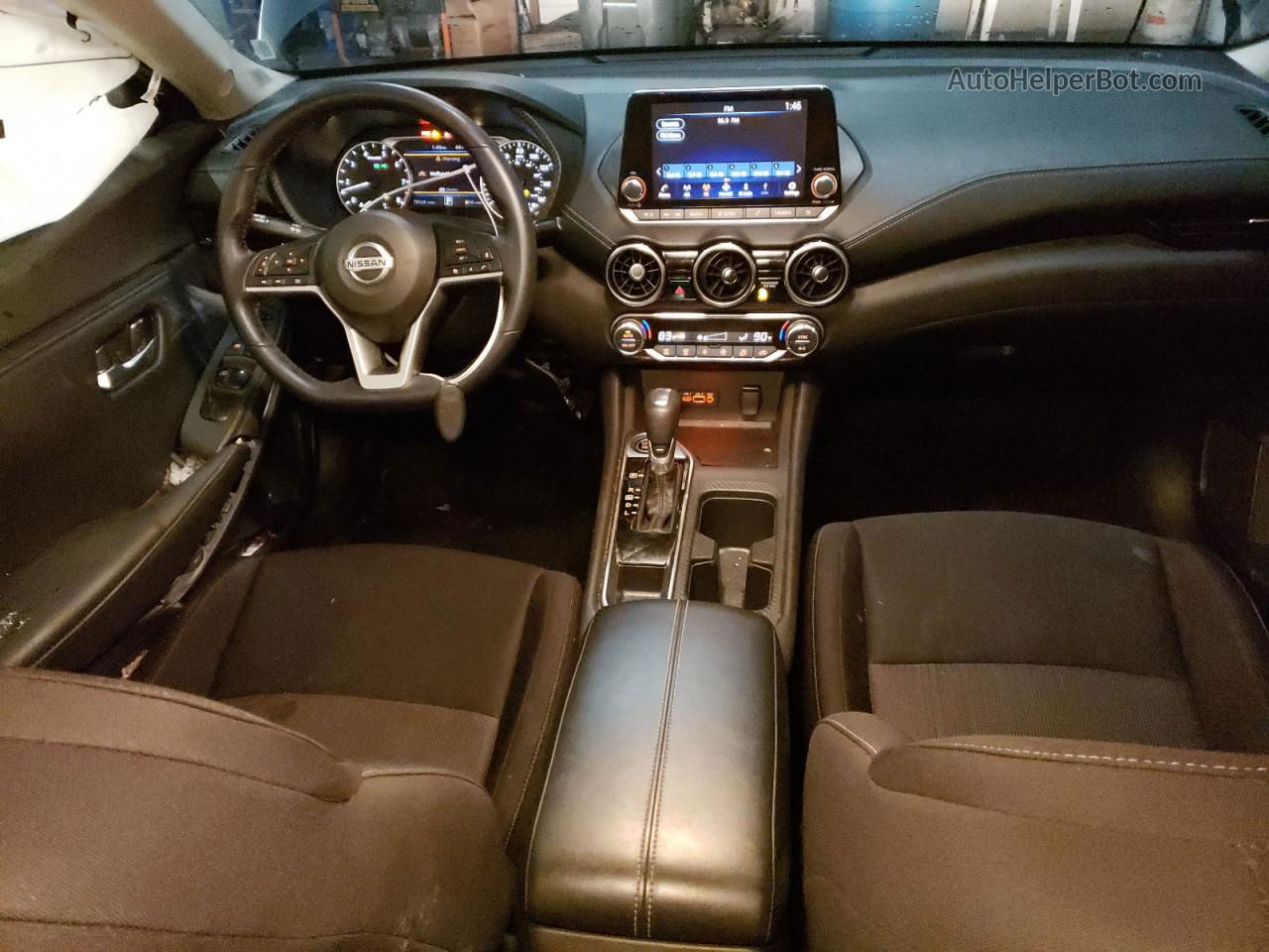 2021 Nissan Sentra Sv Серый vin: 3N1AB8CVXMY241695